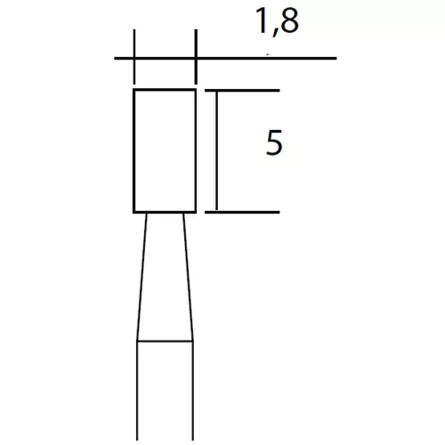 Proxxon Diamantový stopkový brousek 1,8 mm