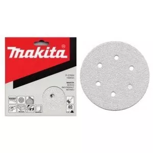 Makita P-37683 papír brusný suchý zip 150mm 6 děr K100, 10ks