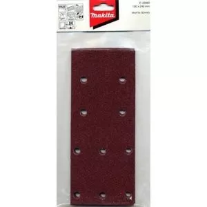 Makita P-42927 papír brusný suchý zip 100x240mm 10 děr K180, 10ks