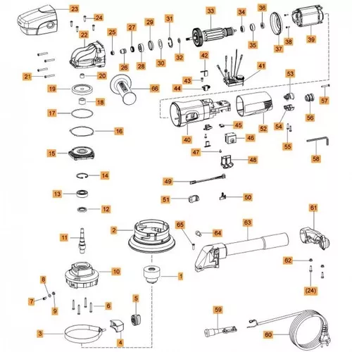 Kryt odsávání 778408 PROTOOL pro Sanační frézka RGP 80-11 E 778404 - náhradní díly PROTOOL