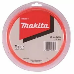 Makita 198502-9 struna nylonová 2,4mm oranžová, 30m, speciální pro aku stroje=newE-01806