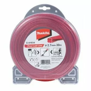 Makita E-01834 struna nylonová 2,7mm, červená, 30m, speciální pro aku stroje