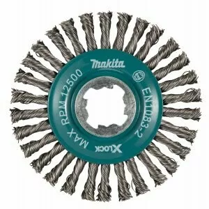 Makita D-73411 kotoučový kartáč z ocelového drátu-vlnitý drát průměr 0,5mm X-LOCK 115mm