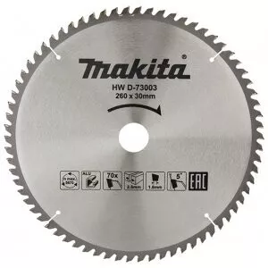 Makita D-73003 kotouč pilový hliník TCT 260x2.8x30mm 70Z