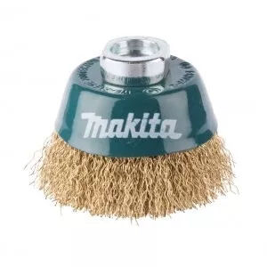 Makita D-39746 miskovitý kartáč z mosazného drátu,vlnitý drát 0,3mm,60mm