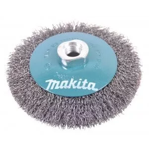 Makita D-39849 miskovitý kartáč z ocelového drátu,vlnitý drát 0,3mm,115mm