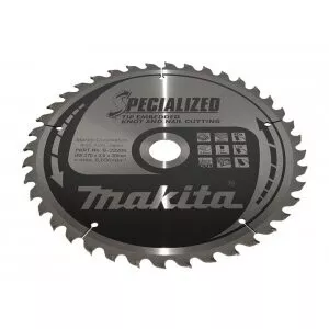 Makita B-33205 kotouč pilový dřevo SPECIALIZED se zapuštěnými zuby 270x2.6x30mm 40Z = old B-09525