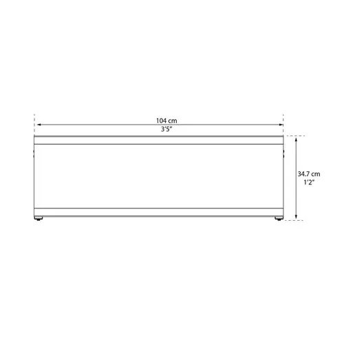 Palram - Canopia Skylight Utility Shelf praktická závěsná police pro domky série Yukon 11