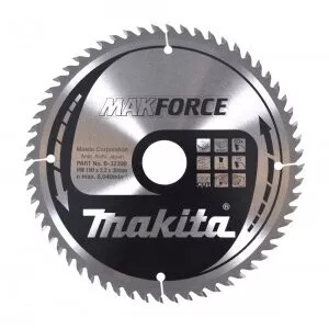 Makita B-32390 kotouč pilový dřevo MAKFORCE 190x2.2x30mm 60Z = old B-08551