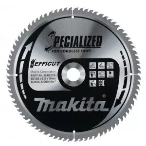 Makita B-67315 kotouč pilový dřevo Efficut 305x2.15x30mm 80Z = old B-67262