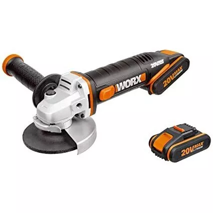 Worx WX803 - Aku úhlová bruska Li-Ion 20V, 125mm - PowerShare