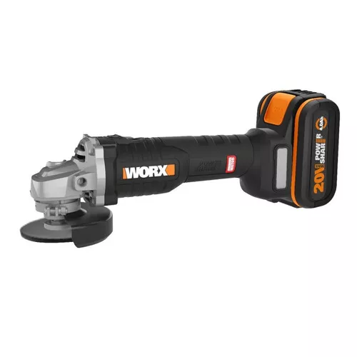 Worx WX812 - Aku úhlová bruska 20V, 1x4.0Ah - Powershare