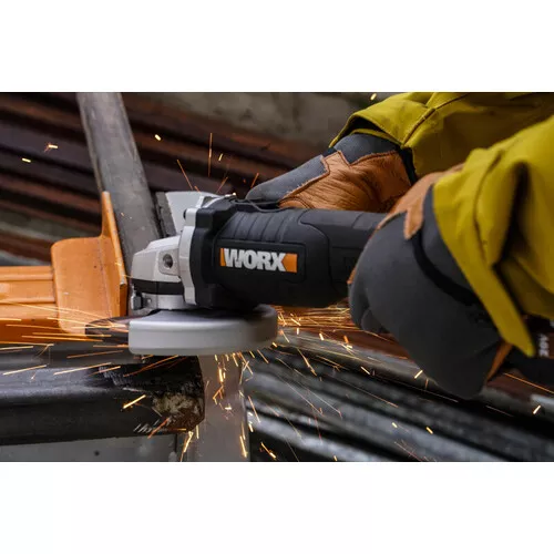 Worx WX812 - Aku úhlová bruska 20V, 1x4.0Ah - Powershare