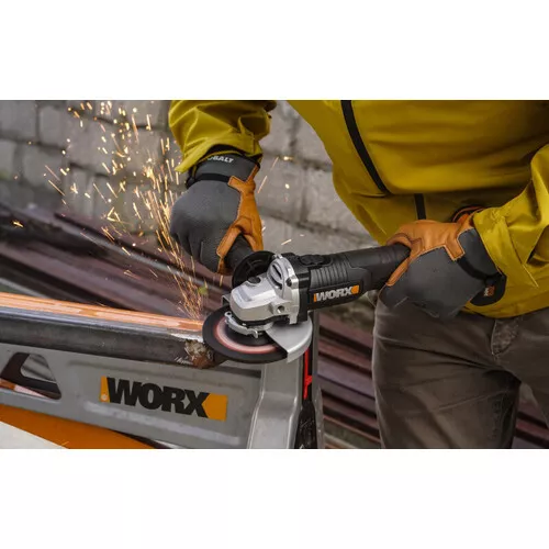 Worx WX812 - Aku úhlová bruska 20V, 1x4.0Ah - Powershare