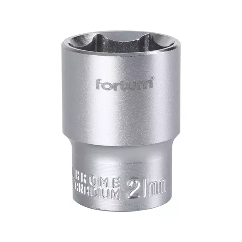 Hlavice nástrčná 1/2", 21mm, l 38mm FORTUM 4700421