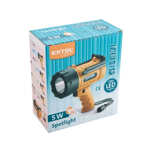 Svítilna 300lm cree xpg led, vodotěsná, 5w EXTOL LIGHT 43113