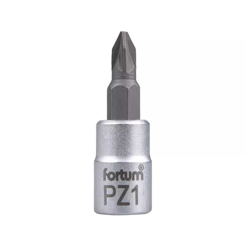 Hlavice zástrčná 1/4" hrot pozidriv, pz 1, l 37mm FORTUM 4701821