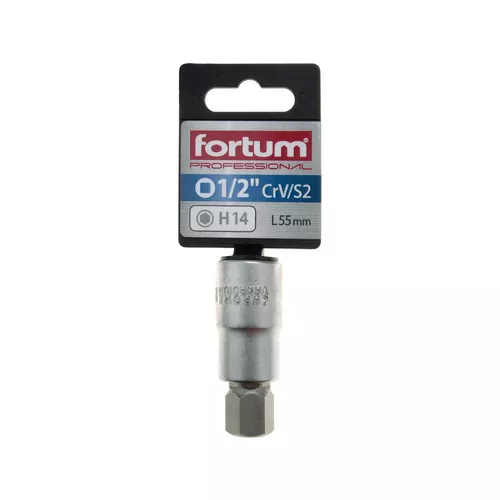 Hlavice zástrčná 1/2" imbus, h 14, l 55mm FORTUM 4700614