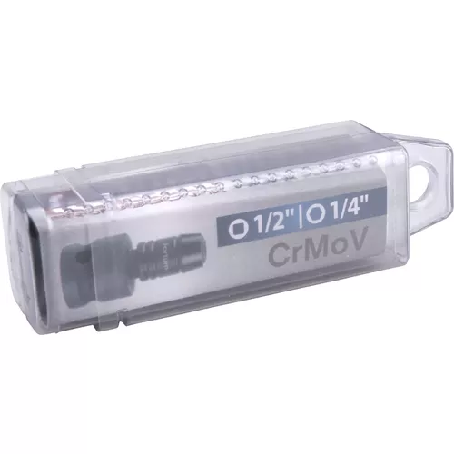 Adaptér rázový 1/2" čtyřhran na hroty 1/4", quick-lock, crmov FORTUM 4790002