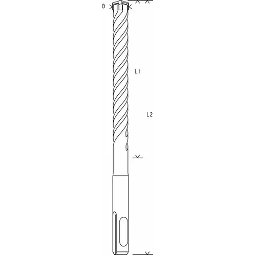 Vrták do kladiv SDS plus-5X  BOSCH 2608836650