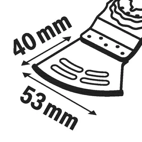 Nůž AYZ 53 BPB Dual-Tec  BOSCH 2608664202