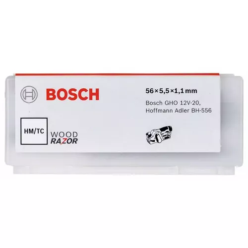 Hoblovací nůž 56 mm, rovný, karbid wolframu, 40° BOSCH 2608000673