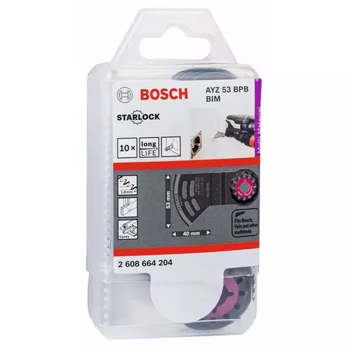 RB - 10 ks AYZ53BPB  BOSCH 2608664204