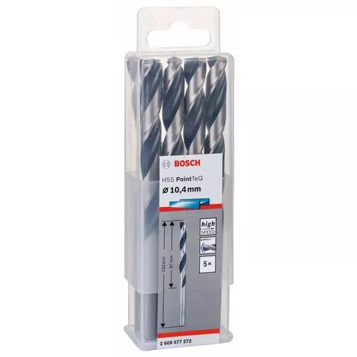 Spirálový vrták HSS PointTeQ 10,4 mm  BOSCH 2608577272