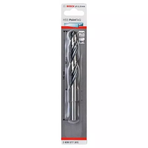 Spirálový vrták HSS PointTeQ 11,5 mm (zúžená stopka)  BOSCH 2608577301