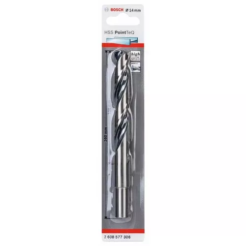 Spirálový vrták HSS PointTeQ 14,0 mm (zúžená stopka)  BOSCH 2608577306