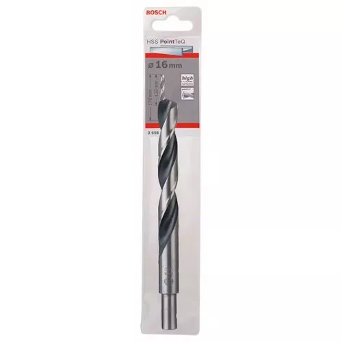 Spirálový vrták HSS PointTeQ 16,0 mm (zúžená stopka)  BOSCH 2608577310