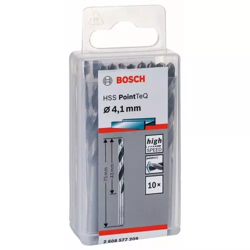 Spirálový vrták HSS PointTeQ 4,1 mm  BOSCH 2608577209