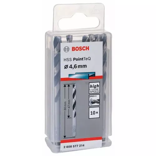 Spirálový vrták HSS PointTeQ 4,6 mm  BOSCH 2608577214