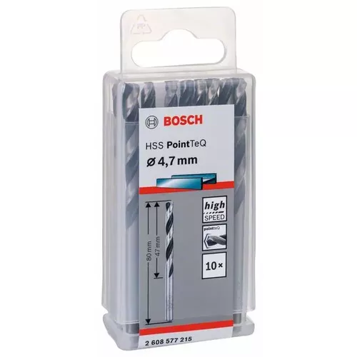 Spirálový vrták HSS PointTeQ 4,7 mm  BOSCH 2608577215