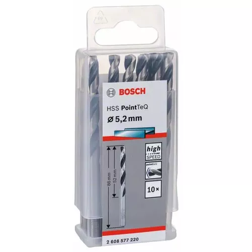 Spirálový vrták HSS PointTeQ 5,2 mm  BOSCH 2608577220