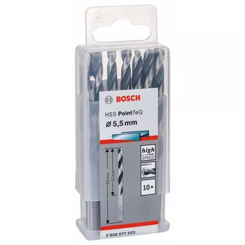 Spirálový vrták HSS PointTeQ 5,5 mm  BOSCH 2608577223