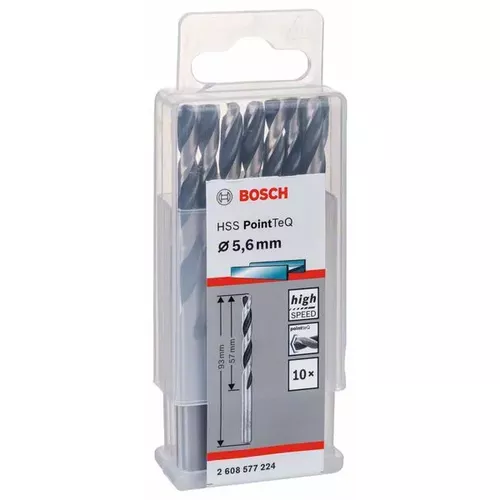 Spirálový vrták HSS PointTeQ 5,6 mm  BOSCH 2608577224