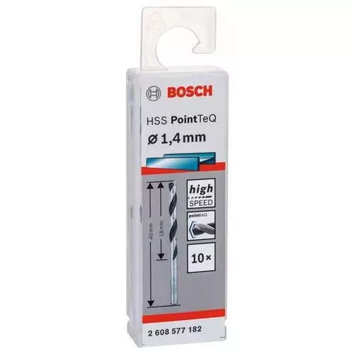 Spirálový vrták HSS PointTeQ 1,4 mm  BOSCH 2608577182