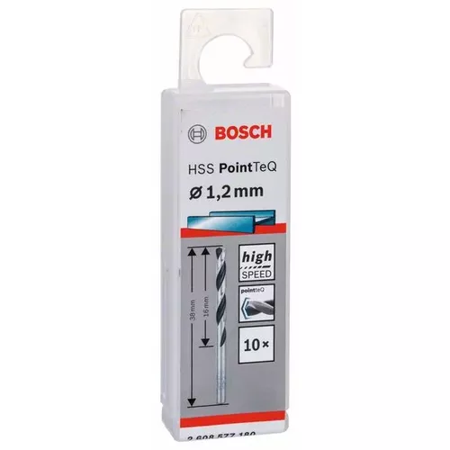 Spirálový vrták HSS PointTeQ 1,2 mm  BOSCH 2608577180