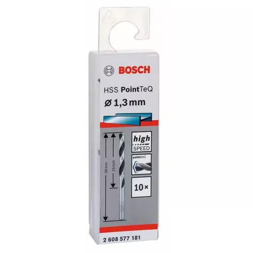 Spirálový vrták HSS PointTeQ 1,3 mm  BOSCH 2608577181