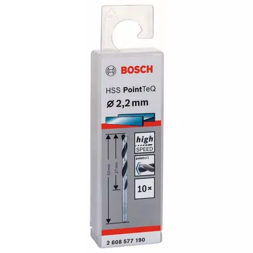 Spirálový vrták HSS PointTeQ 2,2 mm  BOSCH 2608577190