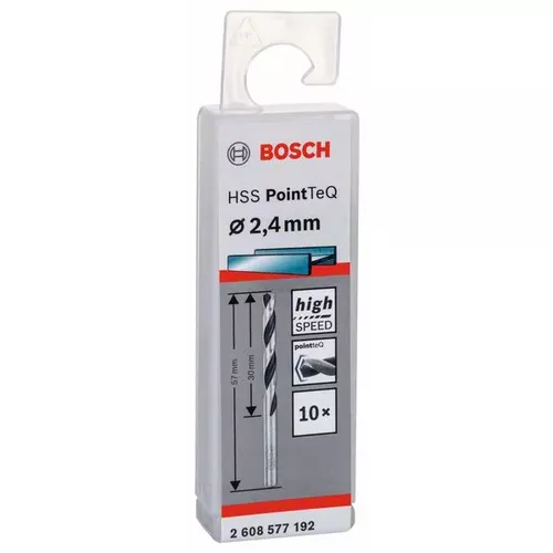 Spirálový vrták HSS PointTeQ 2,4 mm  BOSCH 2608577192