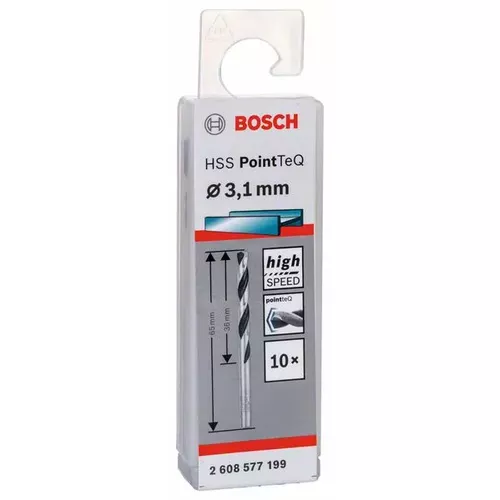 Spirálový vrták HSS PointTeQ 3,1 mm  BOSCH 2608577199