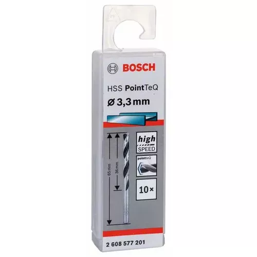 Spirálový vrták HSS PointTeQ 3,3 mm  BOSCH 2608577201