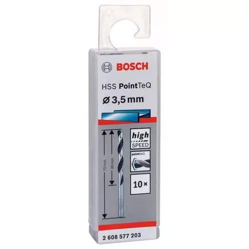 Spirálový vrták HSS PointTeQ 3,5 mm  BOSCH 2608577203