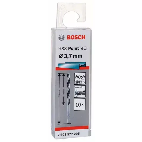 Spirálový vrták HSS PointTeQ 3,7 mm  BOSCH 2608577205