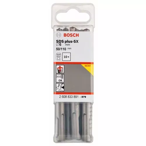 Vrták do kladiv SDS plus-5X  BOSCH 2608833891