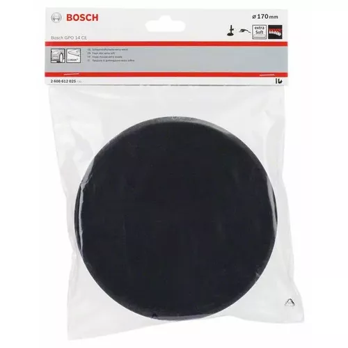 Kotouč z pěnové hmoty extra měkký (černý), Ø 170 mm BOSCH 2608612025