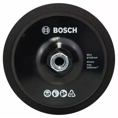 Opěrný talíř M14, průměr 150 mm, se suchým zipem BOSCH 2608612027