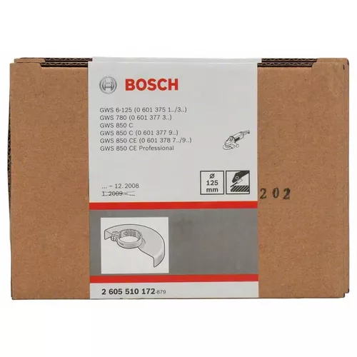 Ochranný kryt bez krycího plechu BOSCH 2605510172